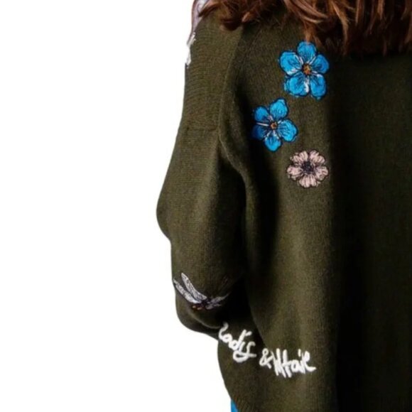 OVERSIZED ZADIG & VOLTAIRE CASHMERE SWEATER SIZE M NEW - Picture 5 of 11